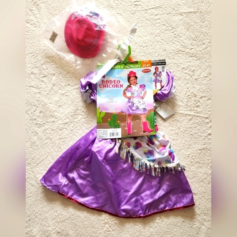 Purple Rodeo Unicorn Kids Costume